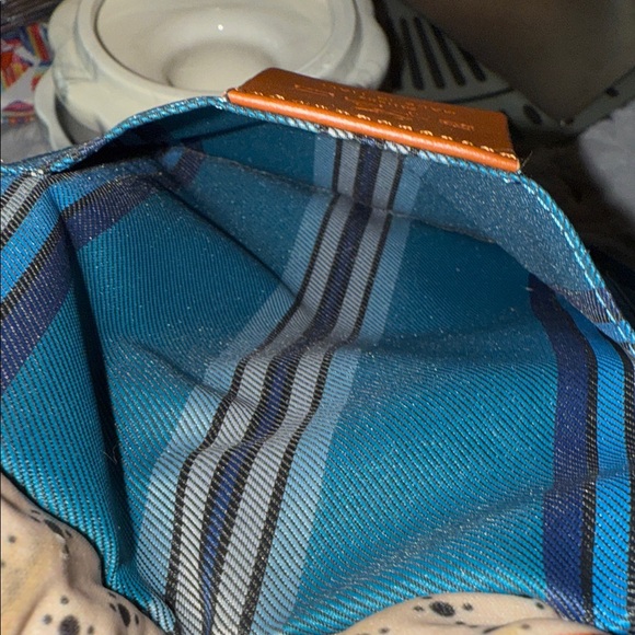 ETRO Milano Paisley Drawstring Clutch with Brown Leather Accents - Picture 12 of 16